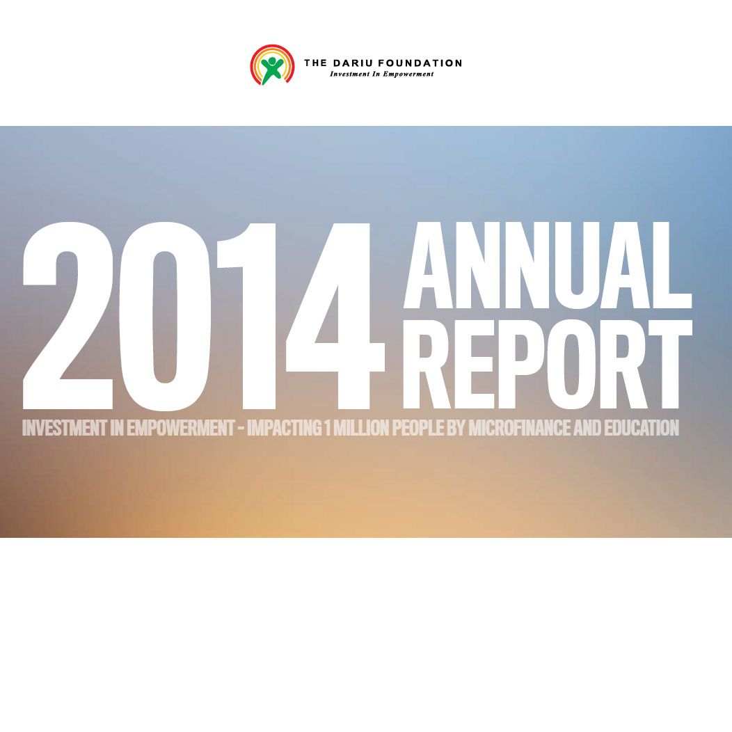 Dariu Foundation - Jahresbericht - 2014